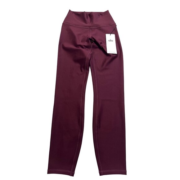 ALO Yoga 7/8 High-Waist Airlift Legging in Burgundy - Picture 1 of 6